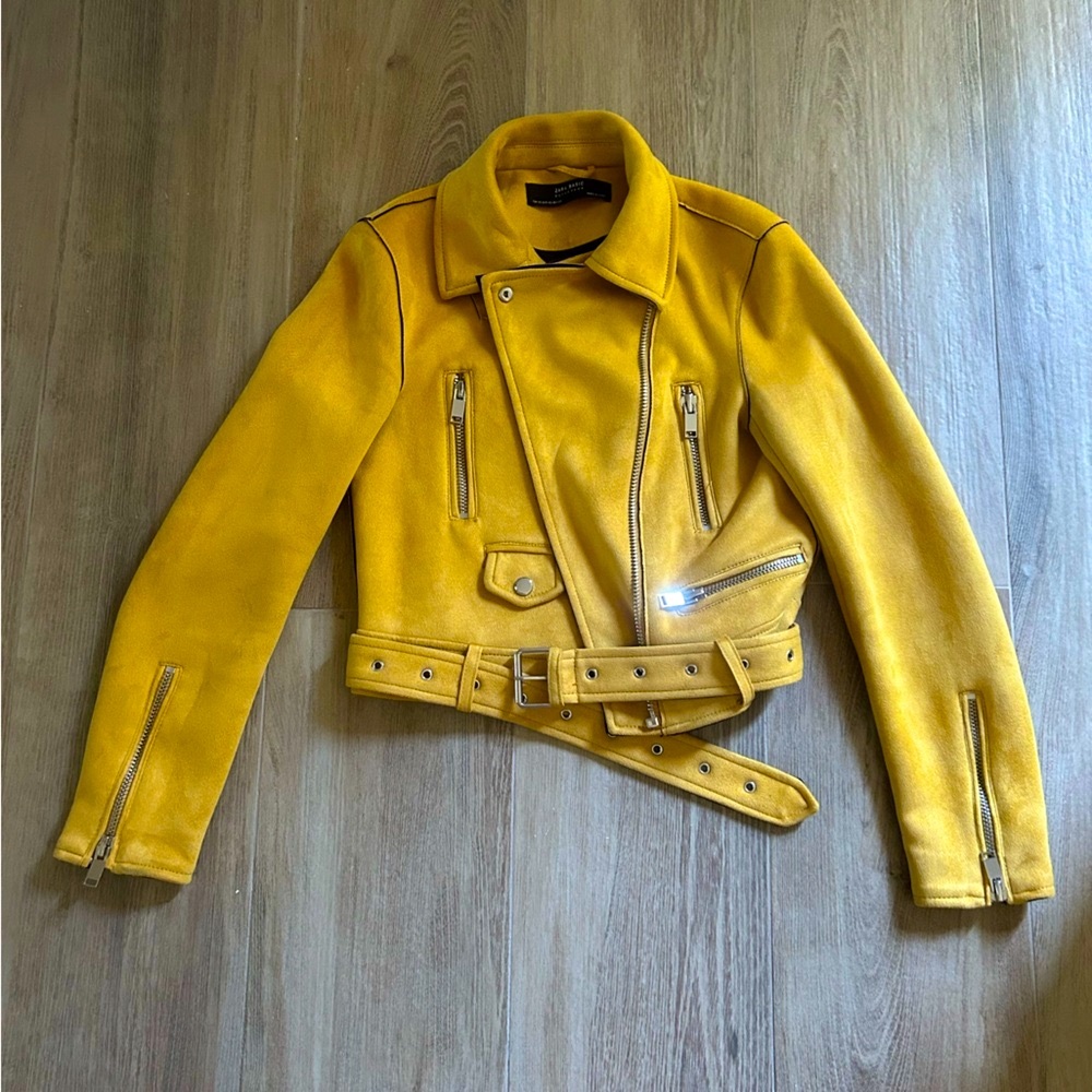 Like New Zara Faux Suede Chic Jacket